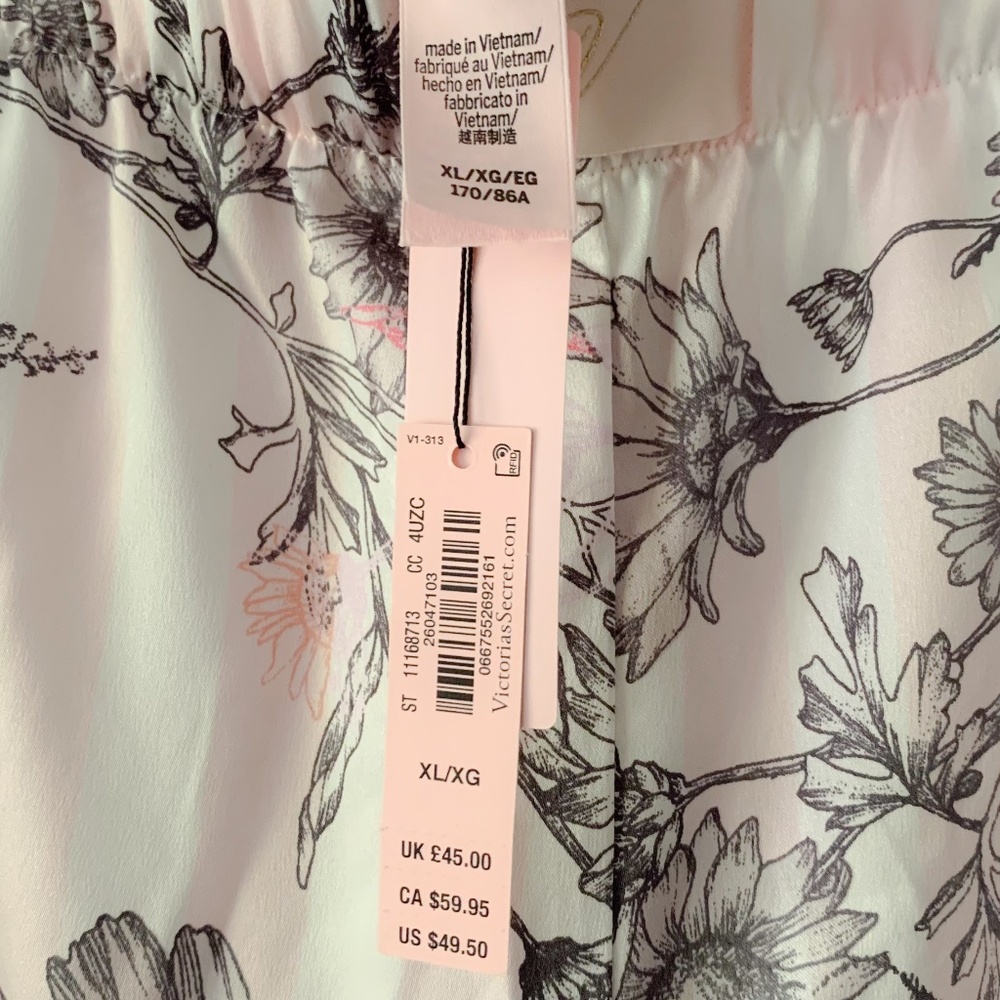 NWT Victoria's Secret Satin Lounge/Sleep Pant - Picture 4 of 9